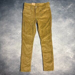 Levi’s 311 Shaping Skinny Corduroy Pants Women’s 30x30 | Brown Stretch | NWT